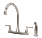 Fontaine High-Arc Kitchen Faucet - Brushed Nickel