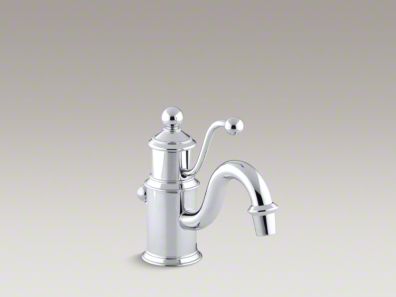 Kohler Antique Single-hole bathroom sink faucet with lever handle K-139