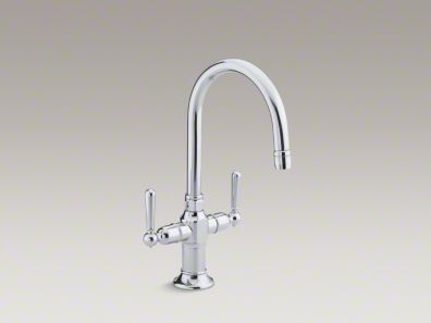 Kohler HiRise Single-hole bar sink faucet with lever handles K-7342-4