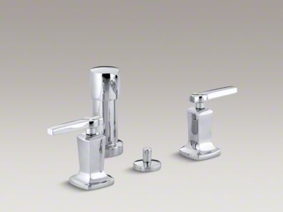 Kohler  Margaux® Vertical spray bidet faucet with lever handles K-16238-4