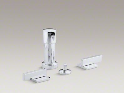 Kohler Loure® Vertical bidet faucet with lever handles K-14663-4