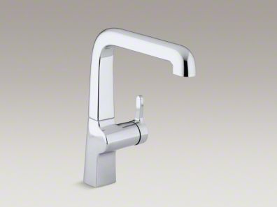Kohler Evoke® Single-hole kitchen sink faucet with 9" spout K-6333
