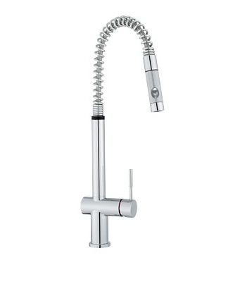 Franke FF2100 Pull out Spray Kitchen Faucet Polished Chrome 115.0190.774