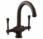 Grohe Bridgeford High Profile Dual Handle Bar Faucet Oil Rubbed Bronze