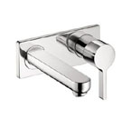 Hansgrohe 31163821 Metris S Wall Mounted Bathroom Faucet - Brushed Nickel