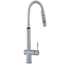 Franke FF2180 Satin Nicke Pull Out Spray Kitchen Faucet
