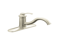 Kohler K-12171 Fairfax SC Kitchen Faucet, Brsh Chrome 