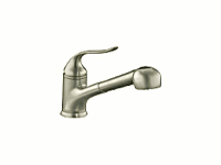 Kohler K-15160 Coralais Kitchen Sink Faucet, Brsh Nckl