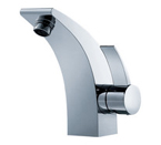 FLUID F13001-BN Sublime Series Single Lever Lavatory Faucet - Brushed Nickel