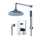 FLUID F2841-CP Wisdom Series Shower With Handheld Trim Package - Chrome