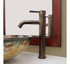 Fontaine Riviera Vessel Sink Filler Faucet + Drain - Brushed Bronze