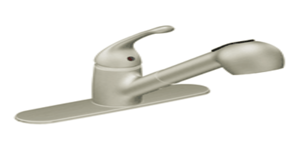 CFG Capstone Kitchen Faucet w/Pull-Out Spout ST STEEL