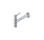 Franke FF-2000 Polished Chrome Pull Out Spray Kitchen Faucet
