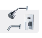 FLUID F2120T-CP Jovian Series Value Priced Tub & Shower Package - Chrome