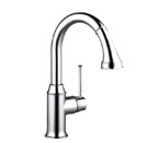 Hansgrohe 04216920 Talis C Prep High Arc Kitchen Faucet with Pull Out Spout - Rubbed Bronze