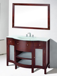 Suneli Umberto Series Italian Elegance Walnut Single Bathroom Vanity 8421-48" - discontinued