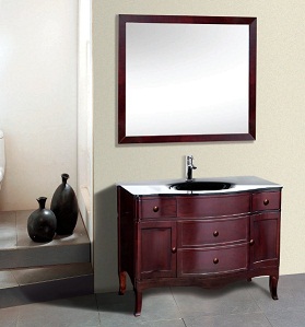 Suneli Certos Series Italian Elegance Walnut Single Bathroom Vanity 8902 - Discontinued
