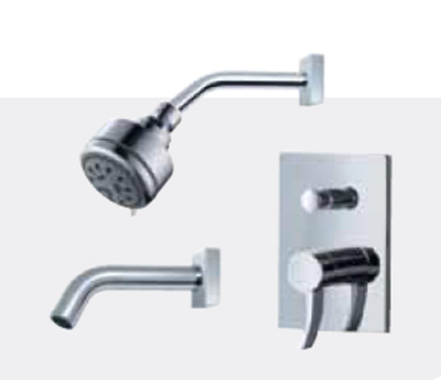 FLUID F1320-CP Sublime Series Value Priced Tub & Shower Package - Chrome