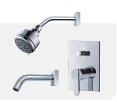 FLUID F2820-CP Wisdom Series Value Priced Tub & Shower Package - Chrome