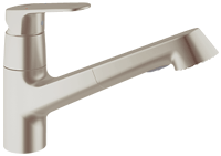 Grohe Europlus Dual Spray Pull-Out Kitchen Faucet SuperSteel 32 945 DC2
