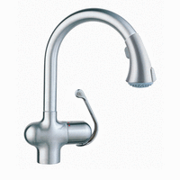 Grohe Ladylux Cafe WaterCare Dual Spray Pull Down Stainless Steel 33 755 SDE