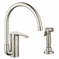 Grohe Eurostyle High Profile Kitchen Faucet w/Side Spray Brushed Nickel 33 980 EN1