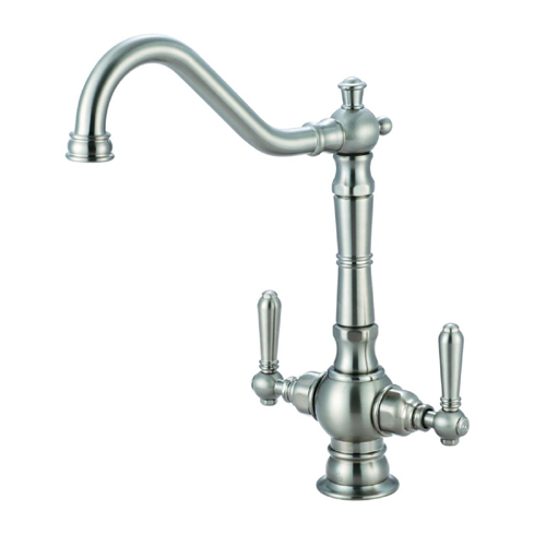 Pioneer Faucets Americana Collection 125230-H62-BN Two Handle Kitchen Faucet - PVD Brushed Nickel