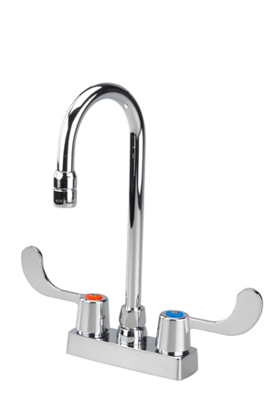 Proflo 2 Handle 4 Centerset Commercial Bar Faucet  - Polished Chrome