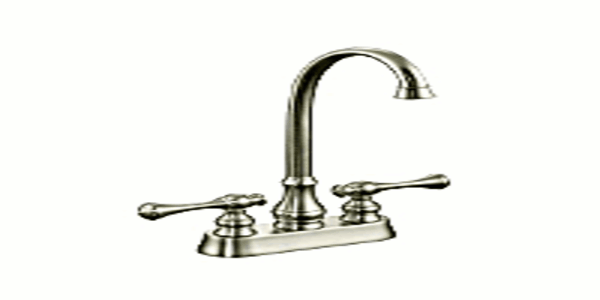 Kohler K-16112-4A Revival Ent Sink Faucet, Brsh Nickel