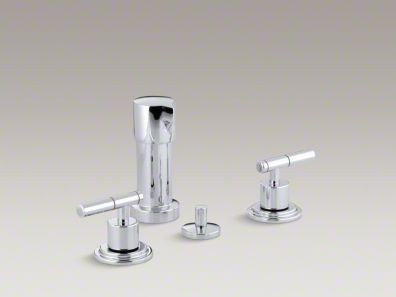 Kohler Taboret® Vertical spray bidet faucet with lever handles K-8247-4