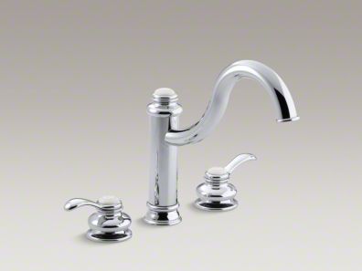 Kohler Fairfax® Three-hole kitchen sink faucet with 9-3/8" spout K-12230