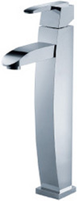 FLUID F20002-BN Penguin Series Single Lever Lavatory Vessel Faucet - Brushed Nickel