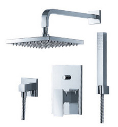 FLUID F2141T-CP Jovian Series Shower with Handheld Trim Package - Chrome