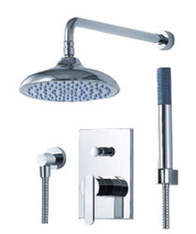 FLUID F2841-CP Wisdom Series Shower With Handheld Trim Package - Chrome