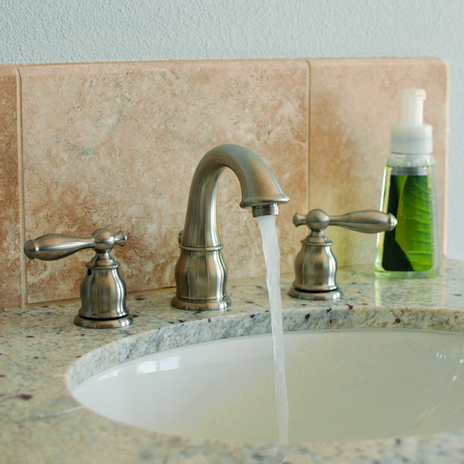 Fontaine Marbella Widespread Bathroom Faucet - Brushed Nickel