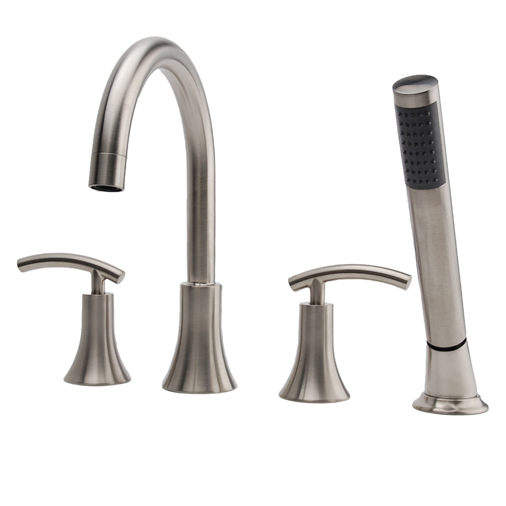 Fontaine Vincennes Roman Tub Bathroom Faucet - Brushed Nickel