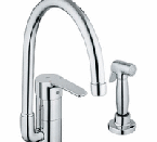 Grohe Eurostyle High Profile Kitchen Faucet w/Side Spray Chrome 33 980 001
