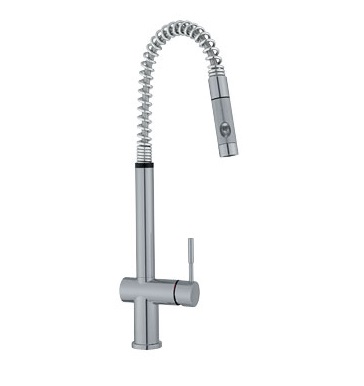 Franke FF2180 Pull out Spray Kitchen Faucet Satin Nickel 115.0190.773