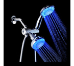 Ana Bath LSS5430CCP 4 Inch 5 Function LED Handheld Shower and LED Showerhead Combo Shower System - Chrome
