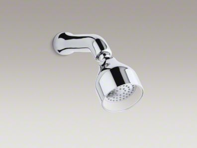 Kohler Toobi™ 2.0 gpm single-function showerhead with Katalyst® spray and arm K-8989