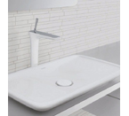 Hansgrohe 15072401 PuraVida Tall Bathroom Faucet - White/Chrome