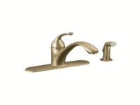Kohler K-10412 Forte SC Kitchen Faucet, Brsh Bronze