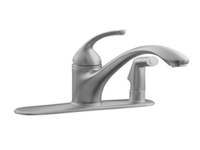 Kohler -10413 Forte SC Kitchen Faucet, Brsh Chrome