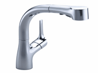 Kohler K-13963 Elate Pullout Kitchen Faucet, Chrome